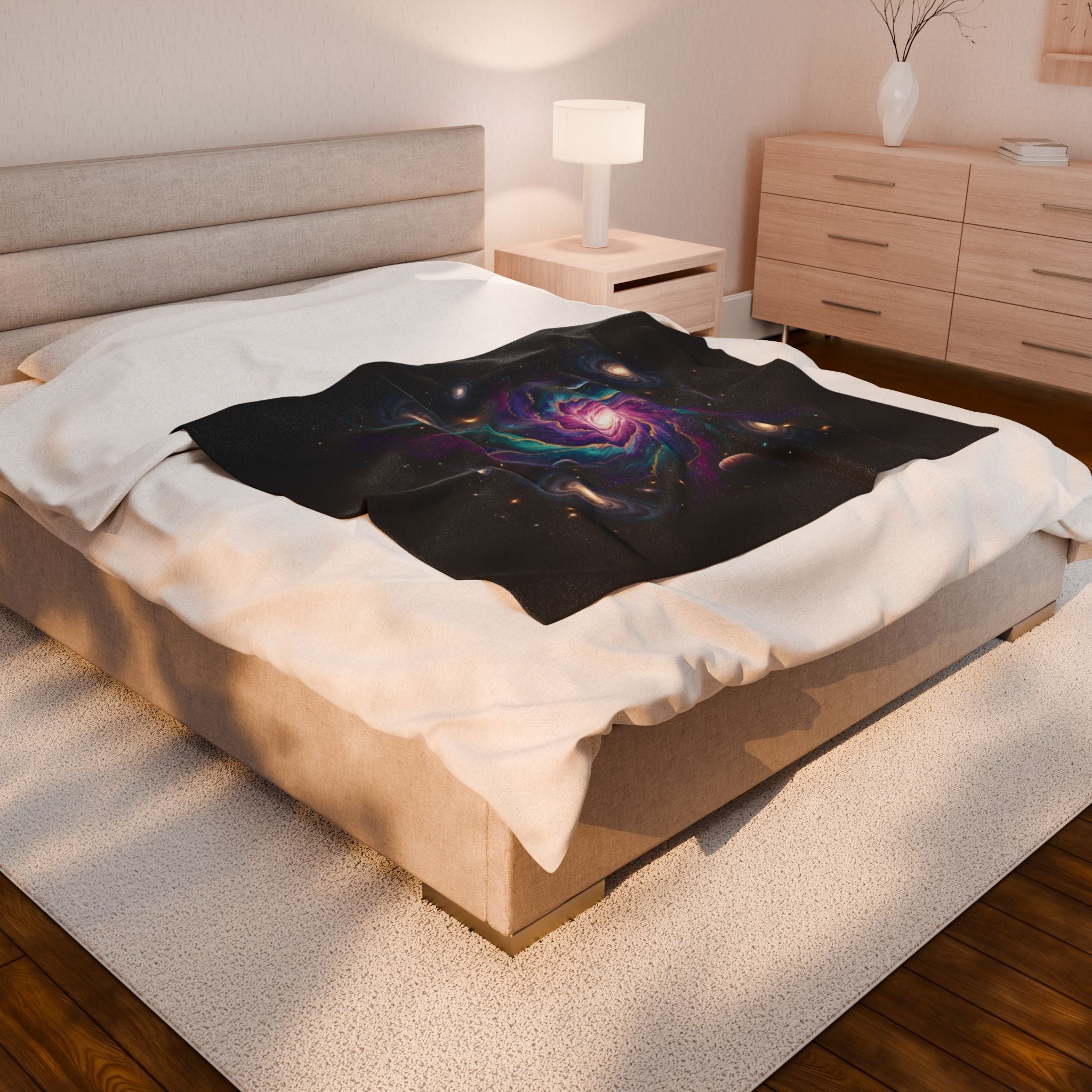 Velveteen Nebula Plush Blanket