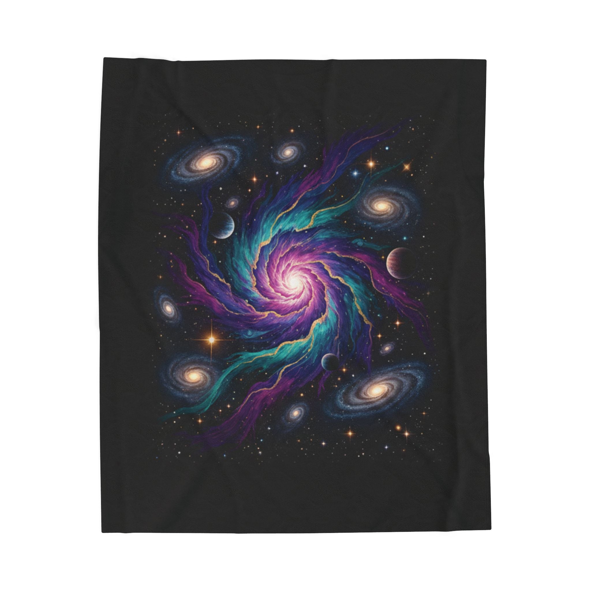 Velveteen Nebula Plush Blanket